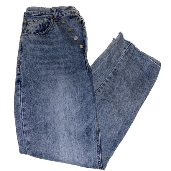 Princess Polly asymmetrical jeans - Picture 1 of 4